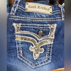 Rock revival jeans size 30 regular length boot cut EUC